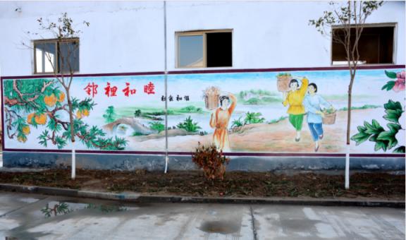 谷城乡镇文化墙 乡风文明焕发新活力