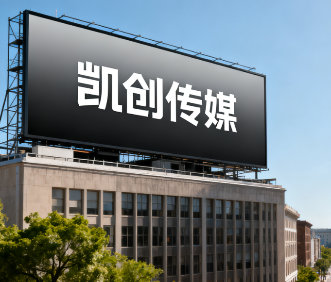 谷城户外广告牌的设计与制作