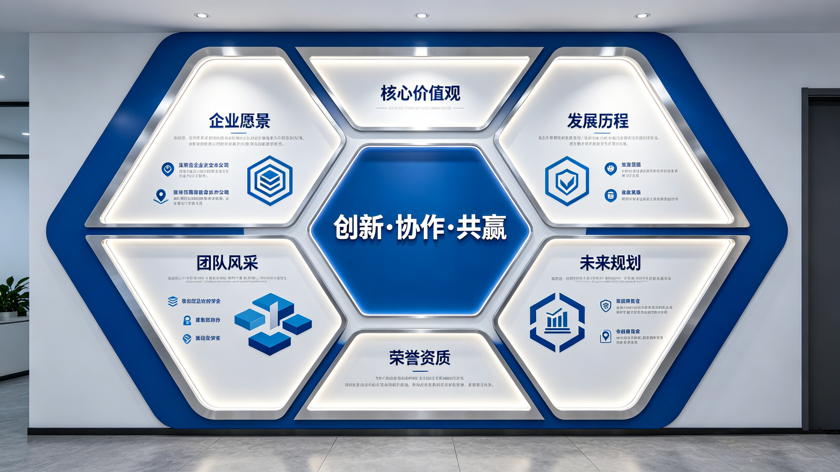 谷城企业文化墙六边形避坑指南（新手常犯5个错误）